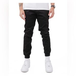 Publish Black Denim Joggers - 34